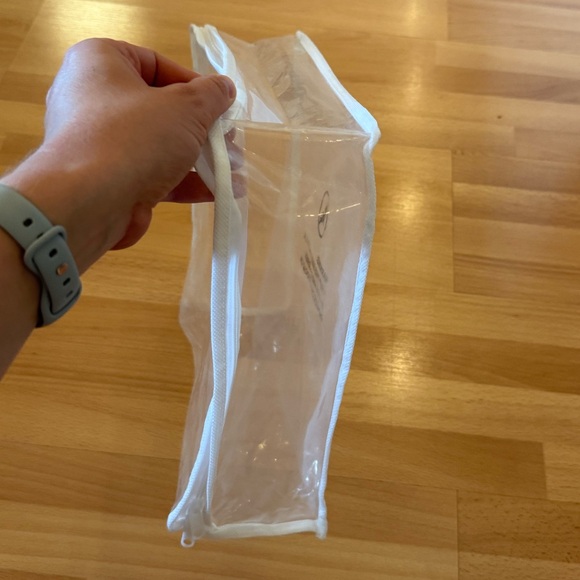 SOLD ELSEWHERE Clear Travel Organizer with White Trim - Picture 5 of 7